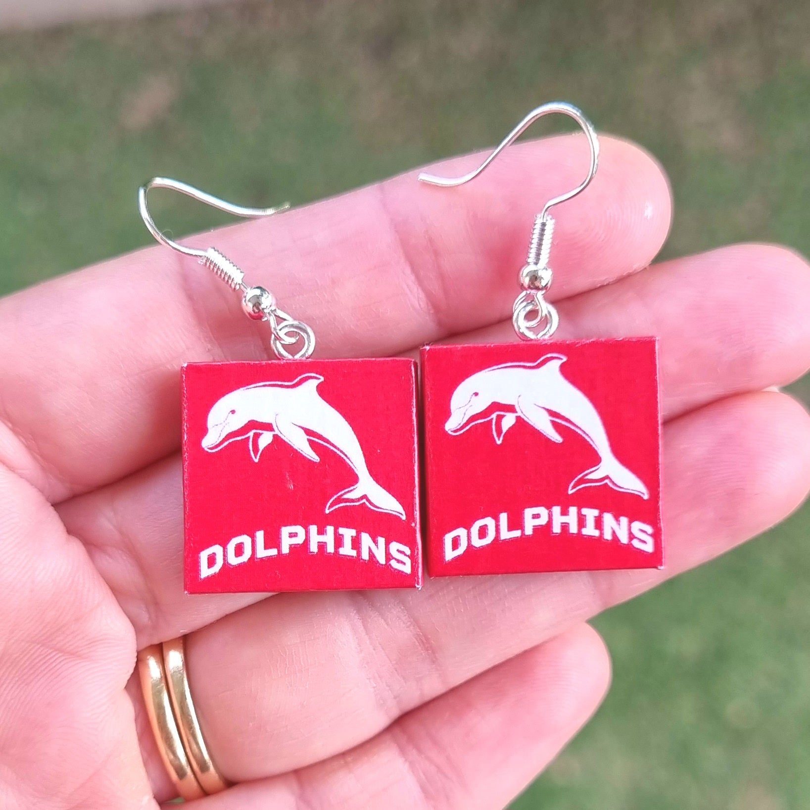 NRL team earrings