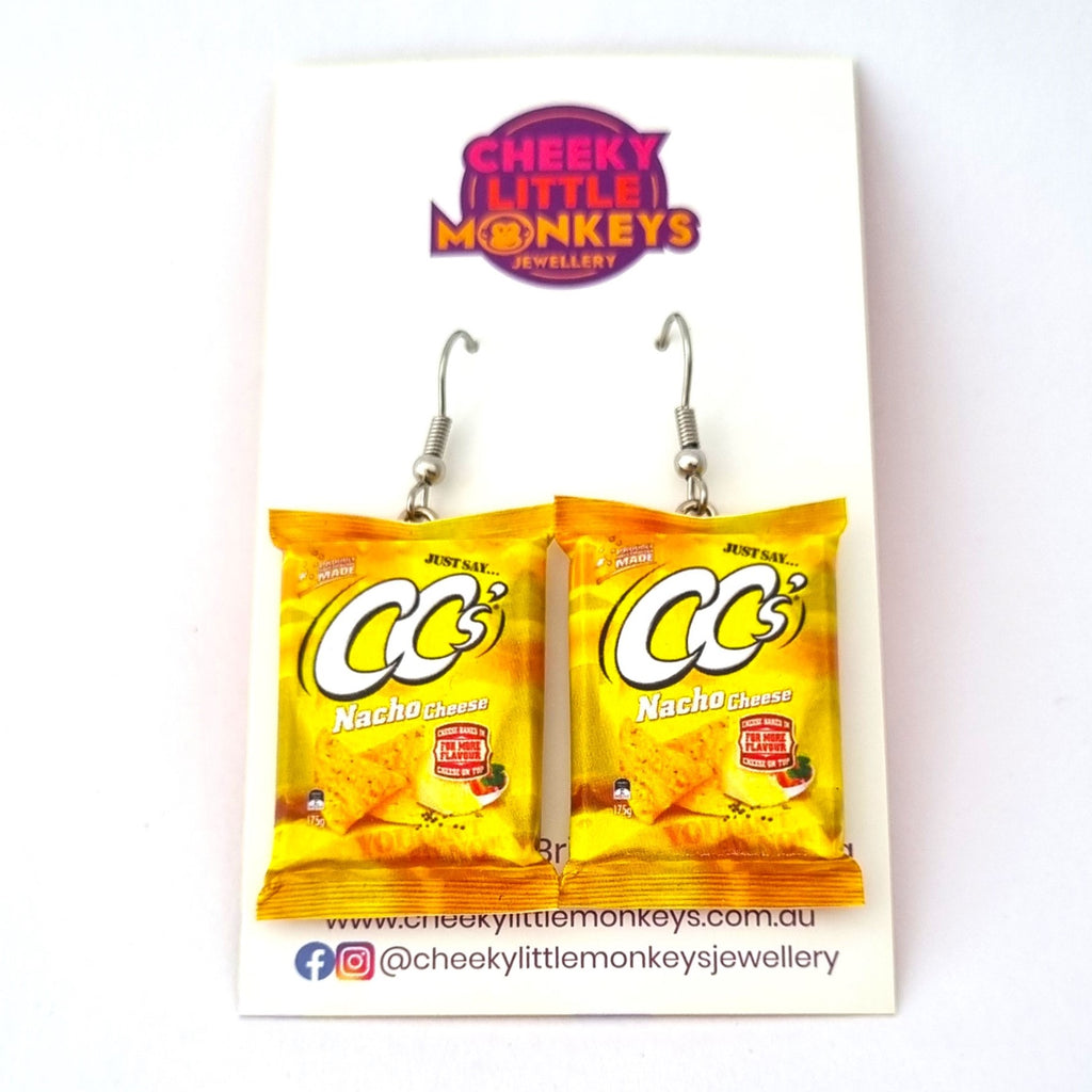 CCs Nacho Cheese earrings
