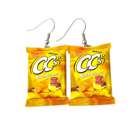 CCs Nacho Cheese earrings