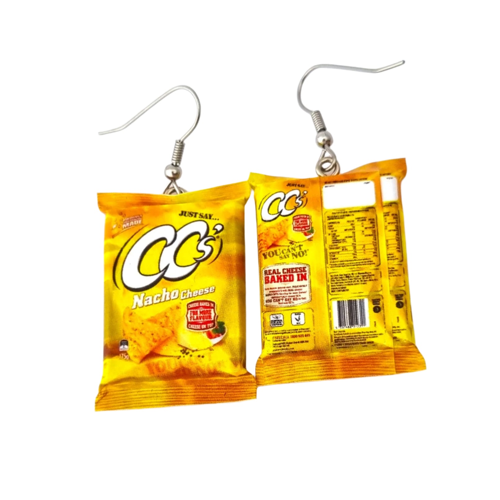 CCs Nacho Cheese earrings