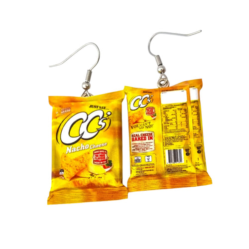 CCs Nacho Cheese earrings