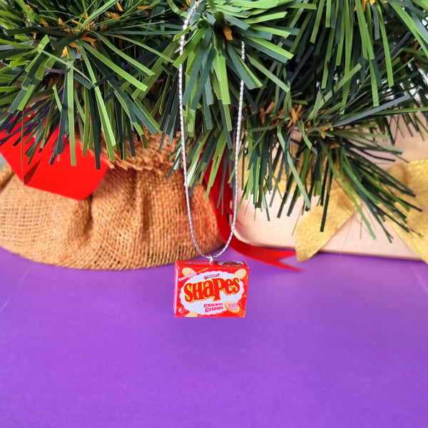 Christmas Tree Ornament - Chicken Crimpy Shapes