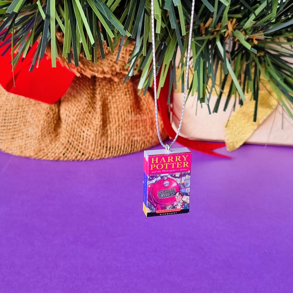 Christmas Tree Ornament - Harry Potter book