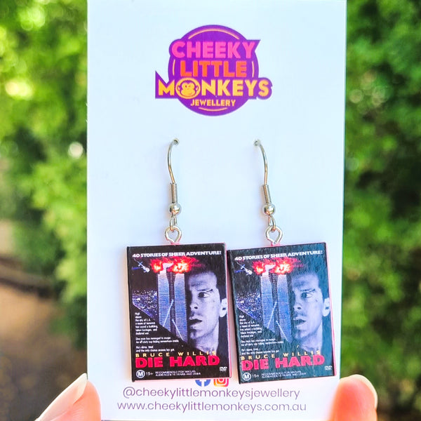 Die Hard Movie earrings