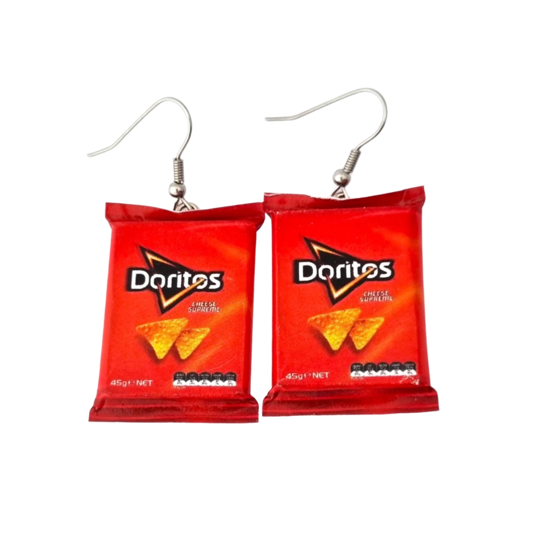 Doritos Cheese Supreme earrings