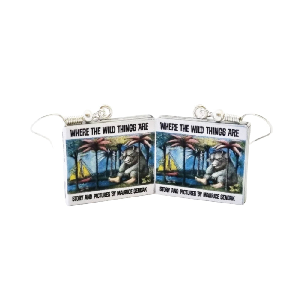Where the Wild Things Are book earrings