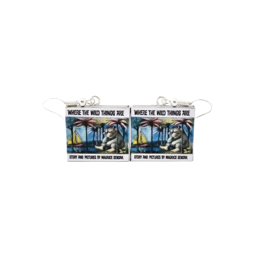 Where the Wild Things Are book earrings