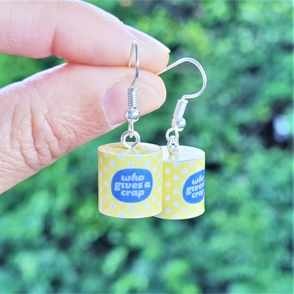 Who Gives a Crap earrings (2 colours)