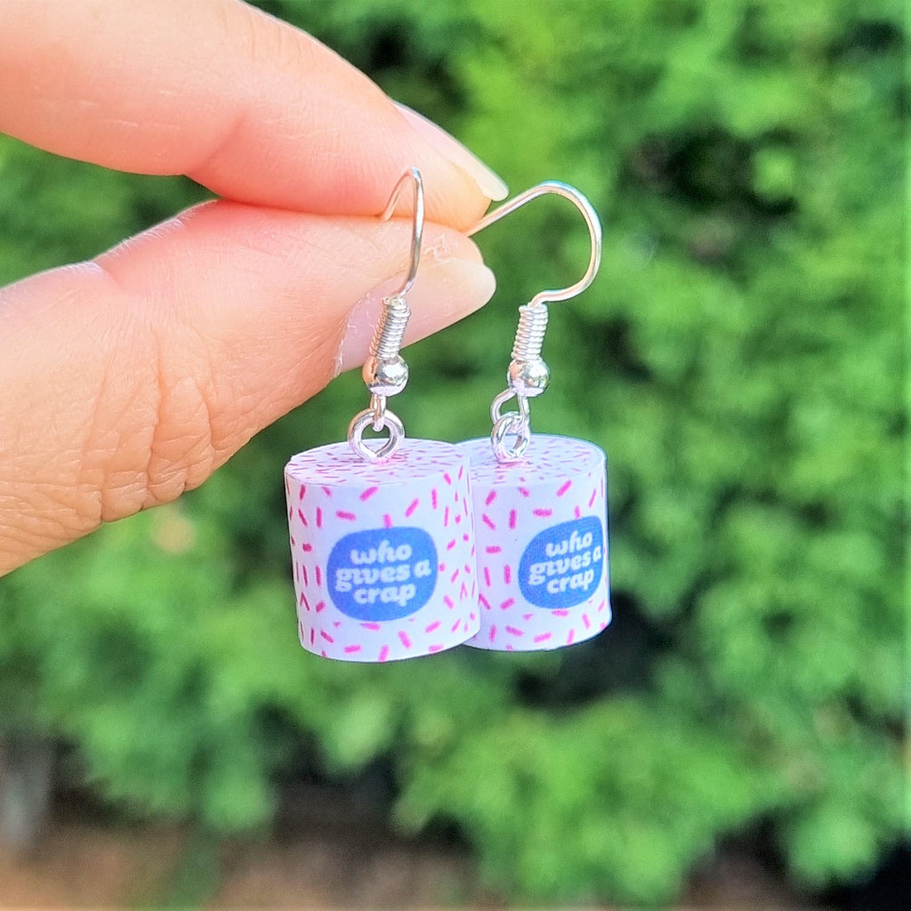 Who Gives a Crap earrings (2 colours)