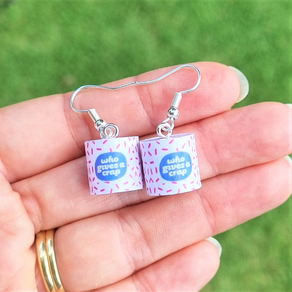 Who Gives a Crap earrings (2 colours)