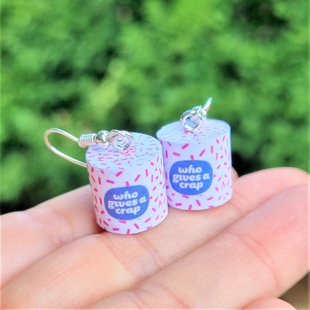 Who Gives a Crap earrings (2 colours)
