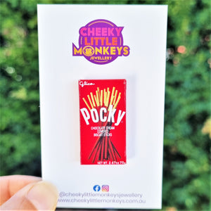 Pocky brooch