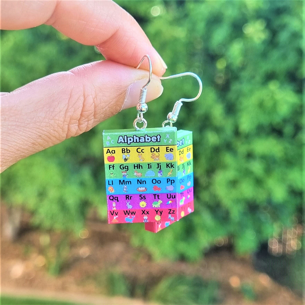 Alphabet Chart earrings