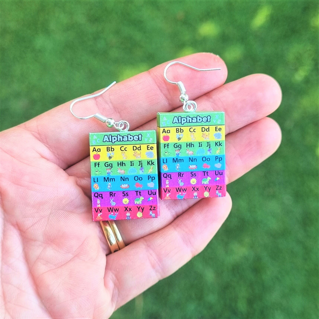 Alphabet Chart earrings