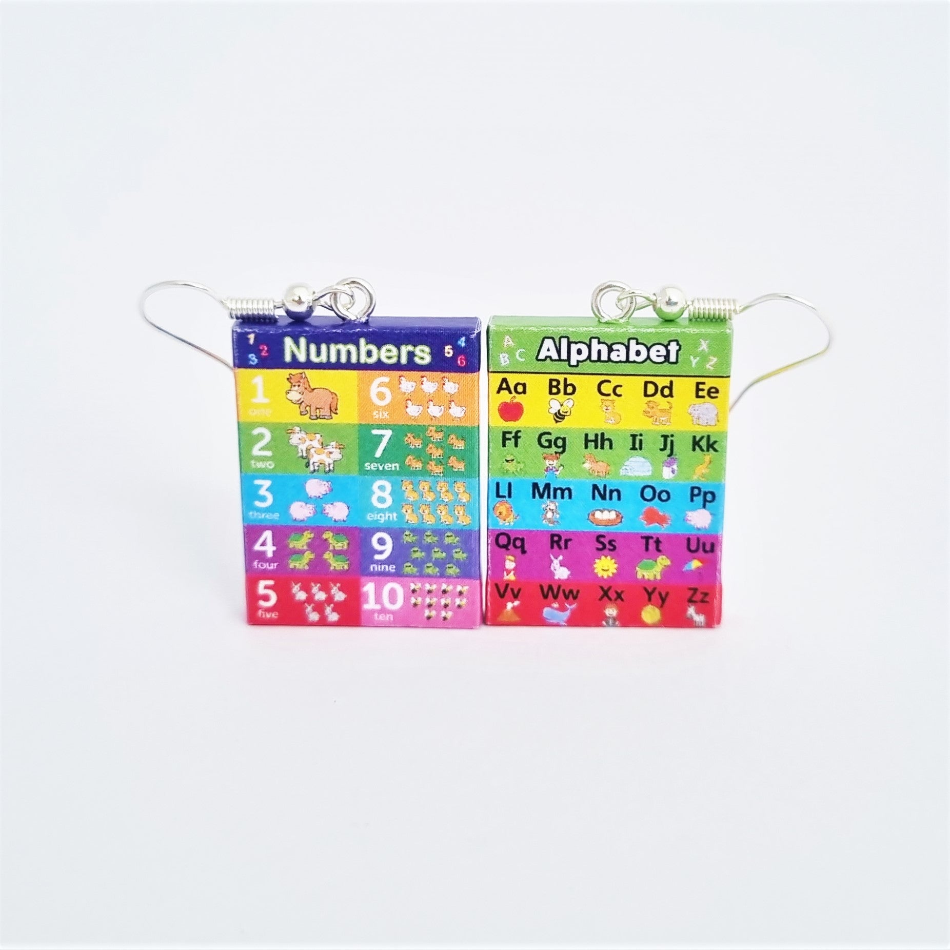 Alphabet Chart earrings