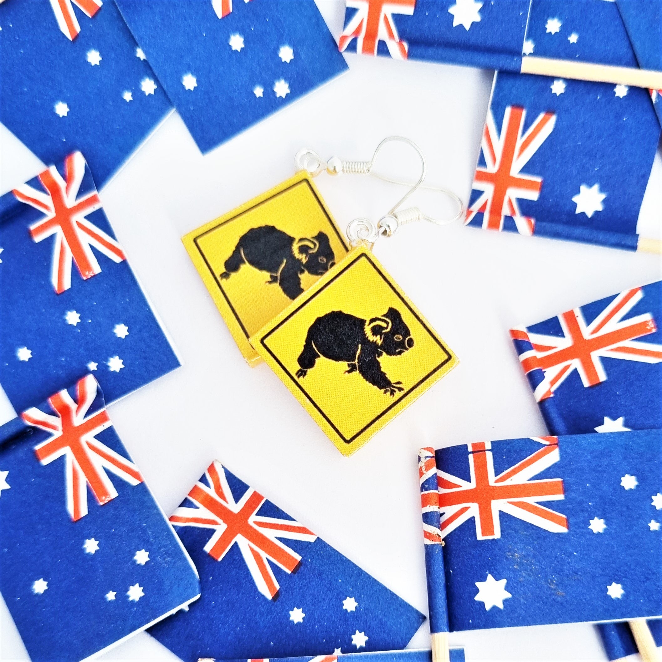 "Only in Australia" Roadsigns earrings