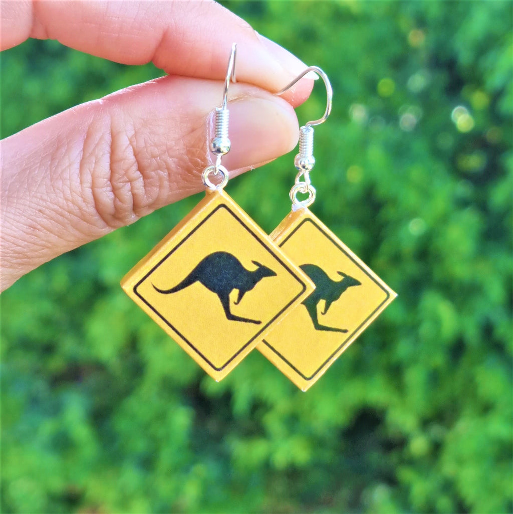 "Only in Australia" Roadsigns earrings