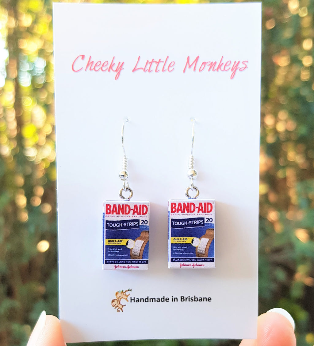 Band Aids earrings