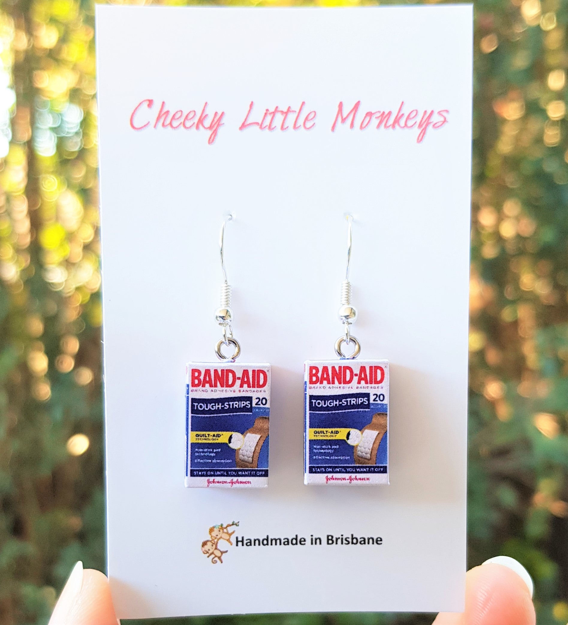 Band Aids earrings