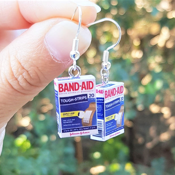 Band Aids earrings