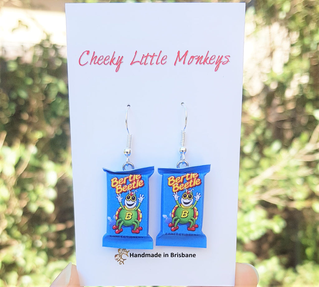 Bertie Beetle earrings