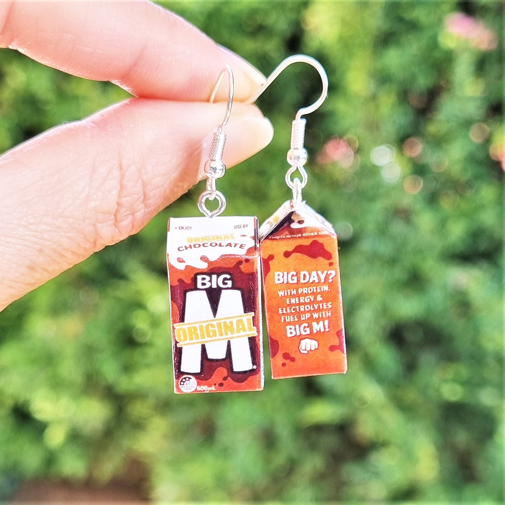 Big M earrings