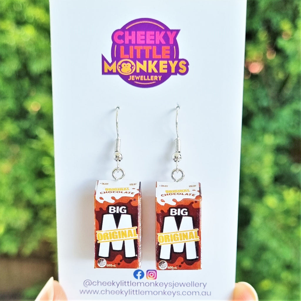 Big M earrings