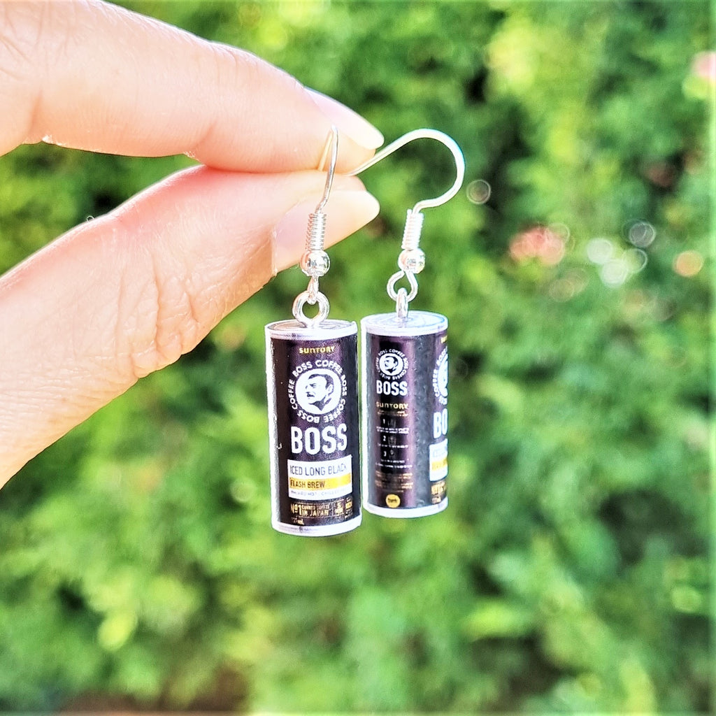 Boss Coffee earrings