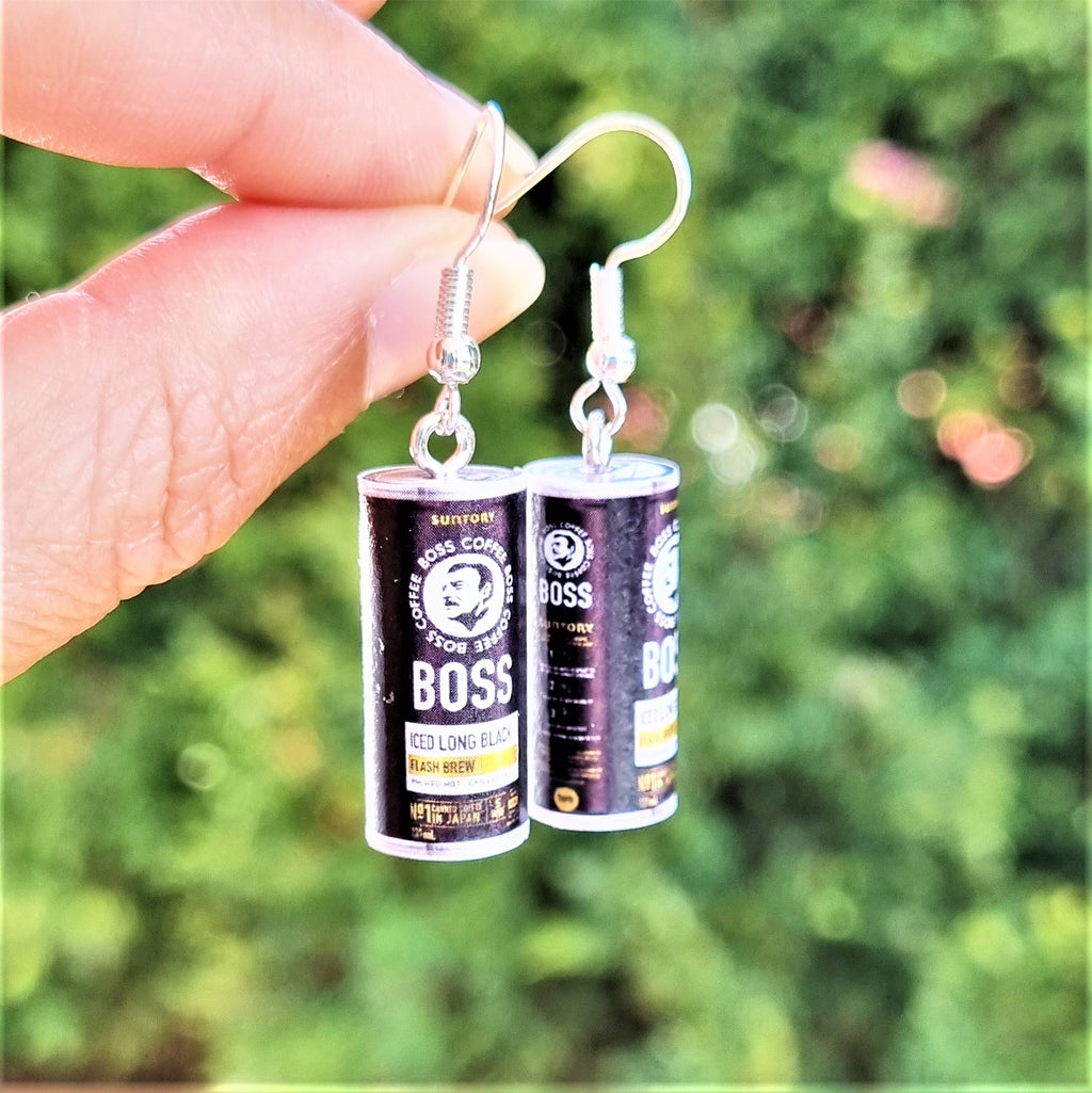 Boss Coffee earrings