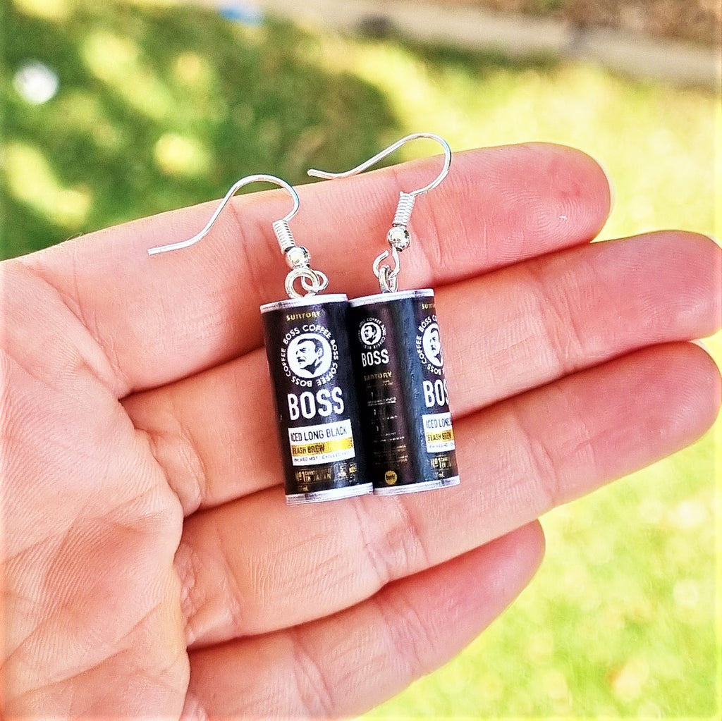 Boss Coffee earrings