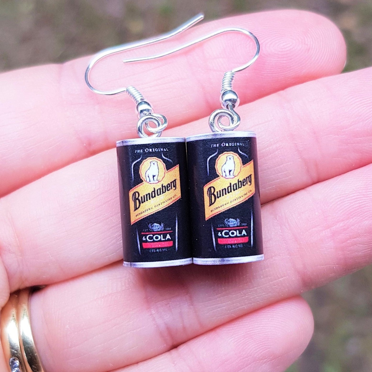 Bundaberg Rum earrings