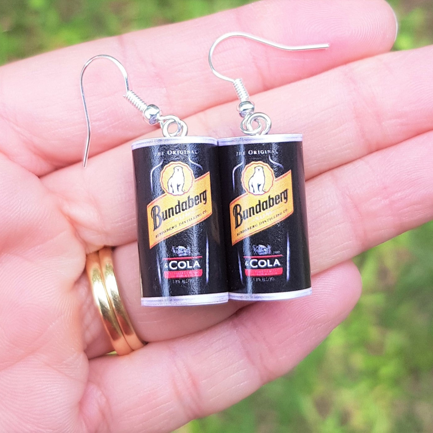 Bundaberg Rum earrings