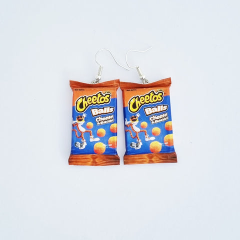 Cheetos earrings