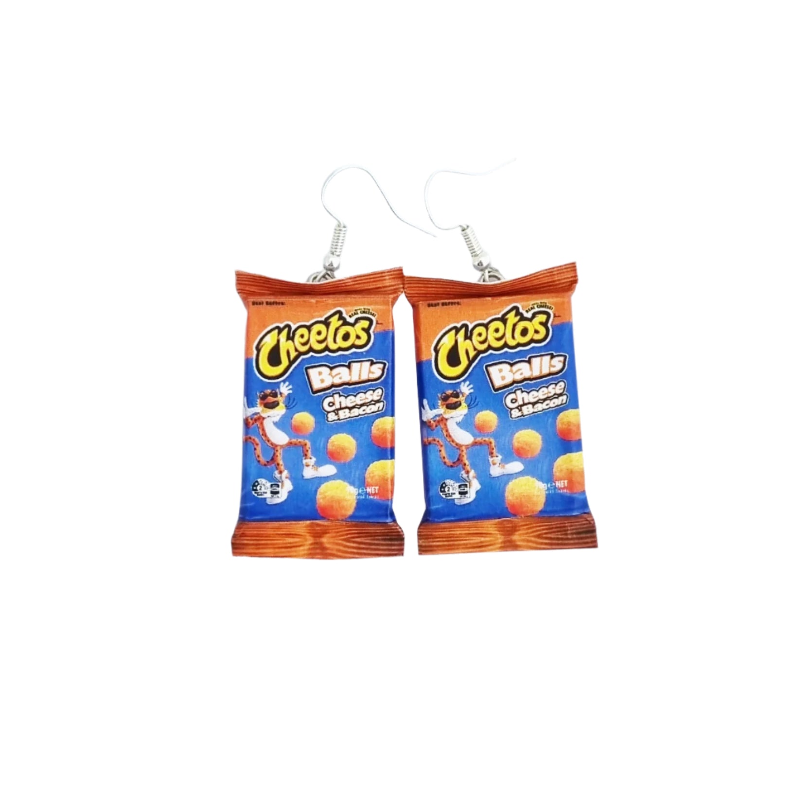 Cheetos earrings