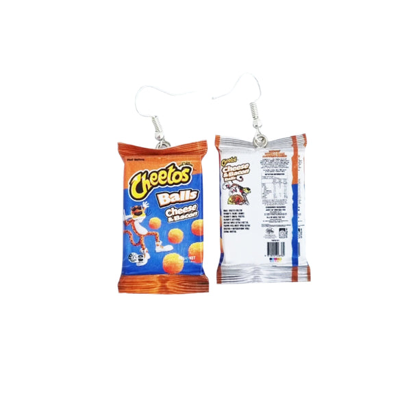 Cheetos earrings