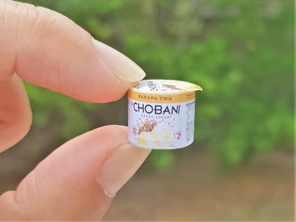 Chobani Yoghurt earrings