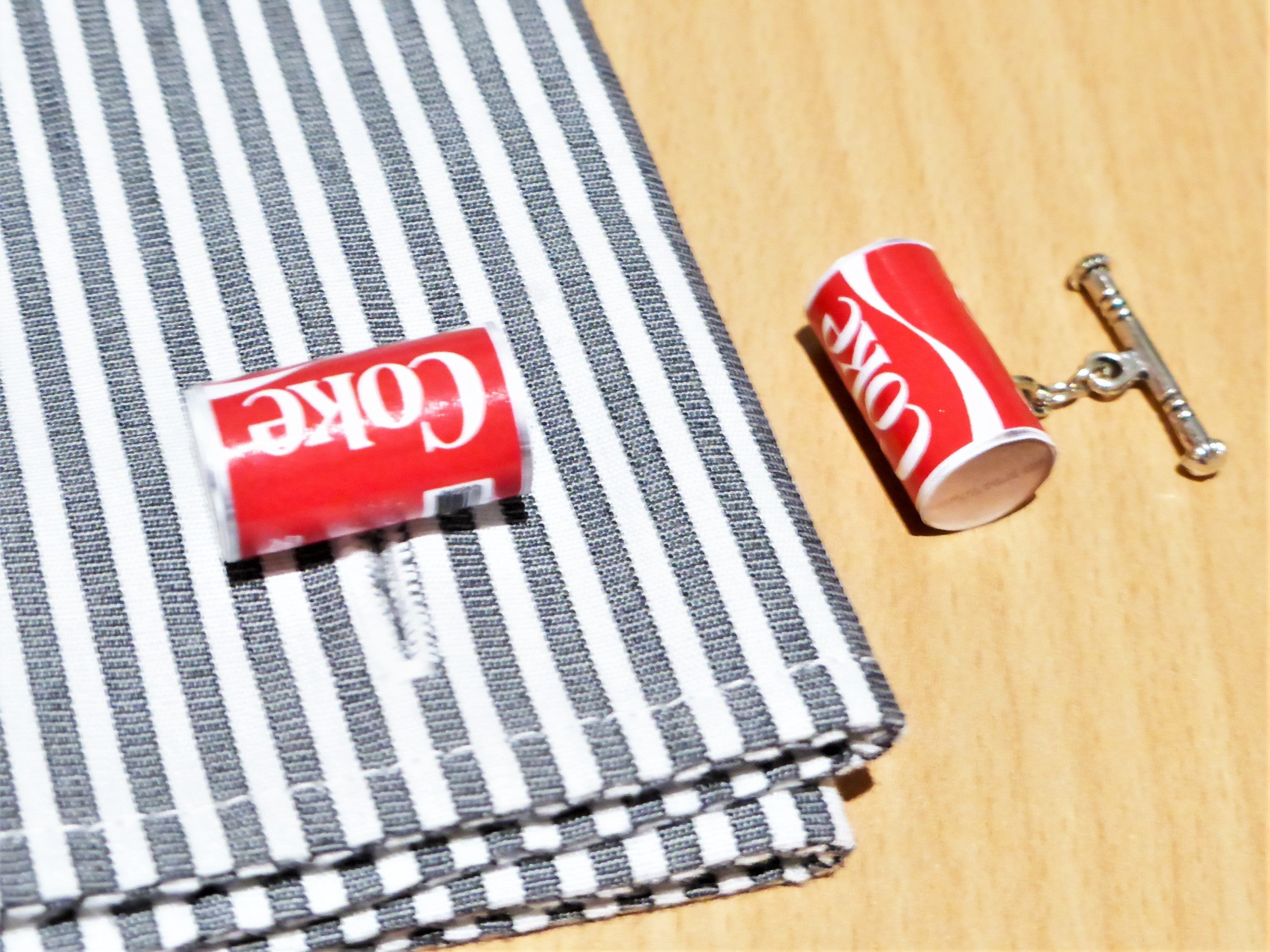 Coke cufflinks