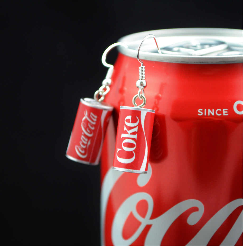 Coke earrings