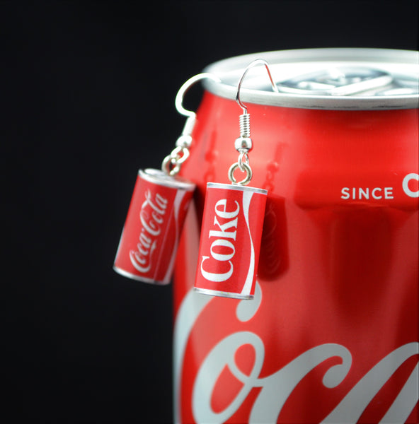 Coke earrings