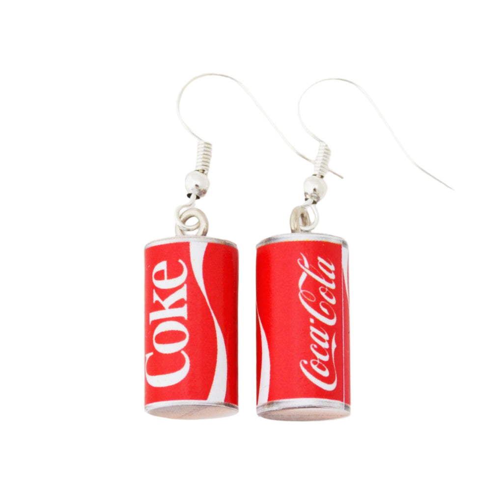 Coke earrings