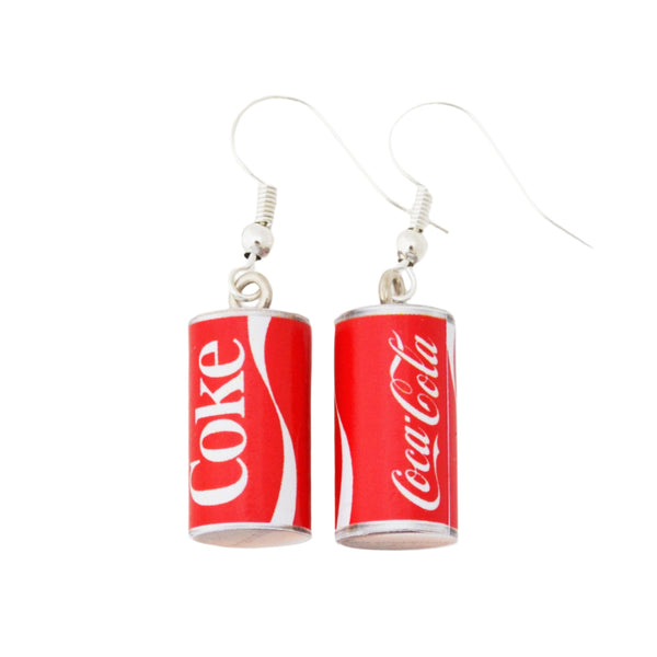 Coke earrings
