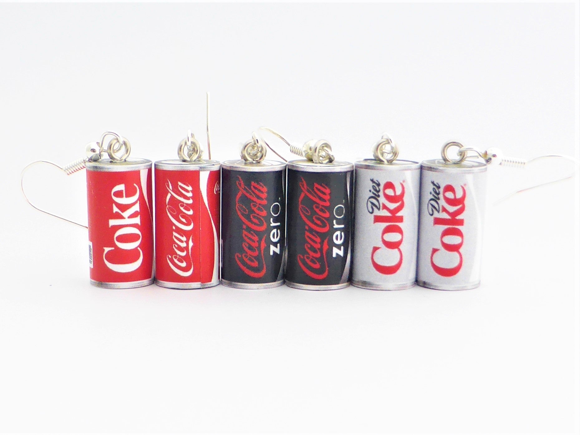 Diet Coke earrings