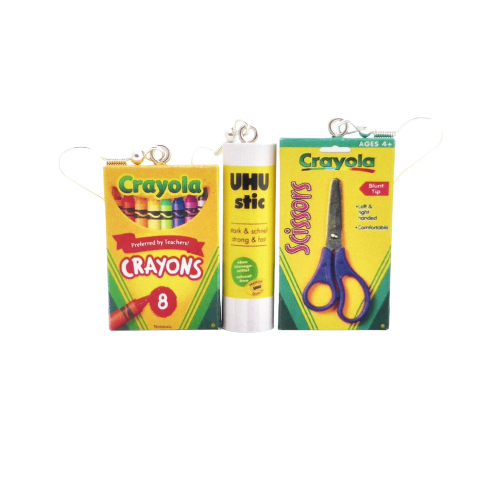 Glue earrings