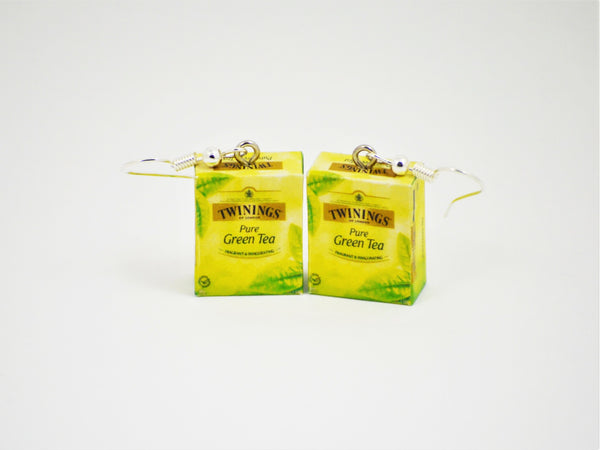 Twinings Green Tea earrings