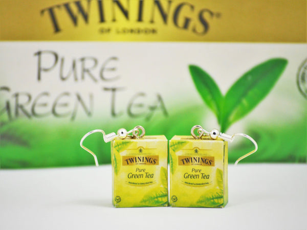 Twinings Green Tea earrings