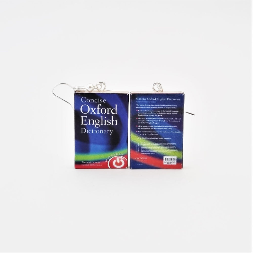 Oxford Dictionary earrings
