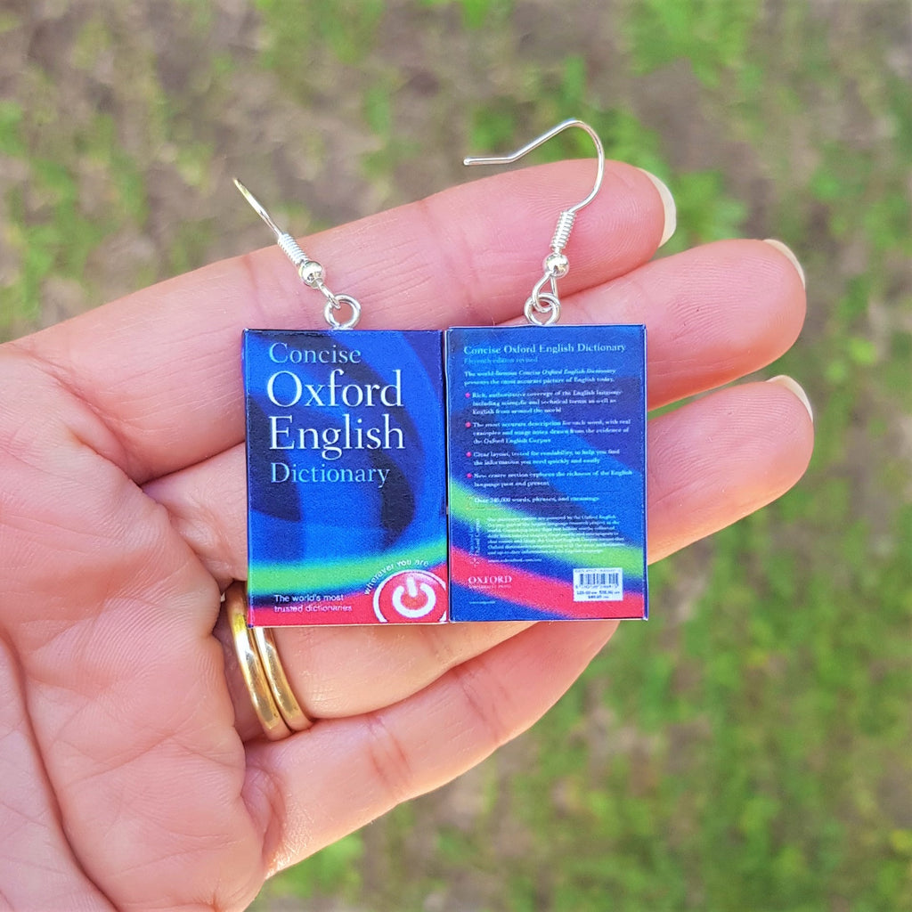 Oxford Dictionary earrings