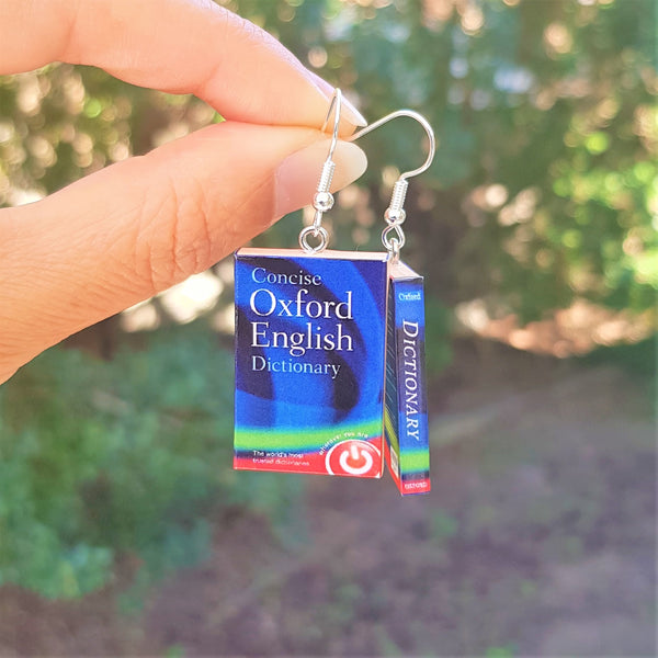 Oxford Dictionary earrings