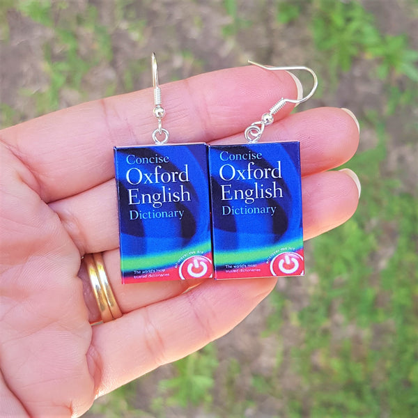 Oxford Dictionary earrings