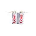 Diet Coke earrings